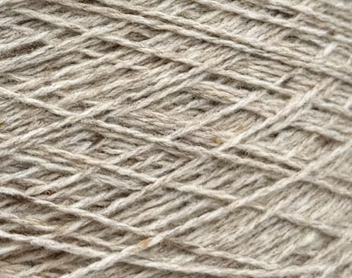 New Mill Tweed Birt 2/12 – Tweedgarn auf Konus Beige